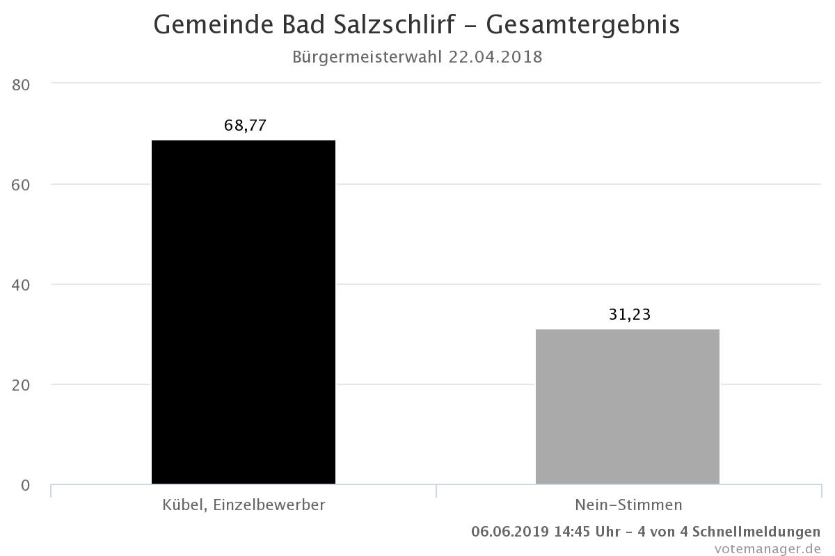 Gesamtergebnis Bürgermeisterwahl 2018